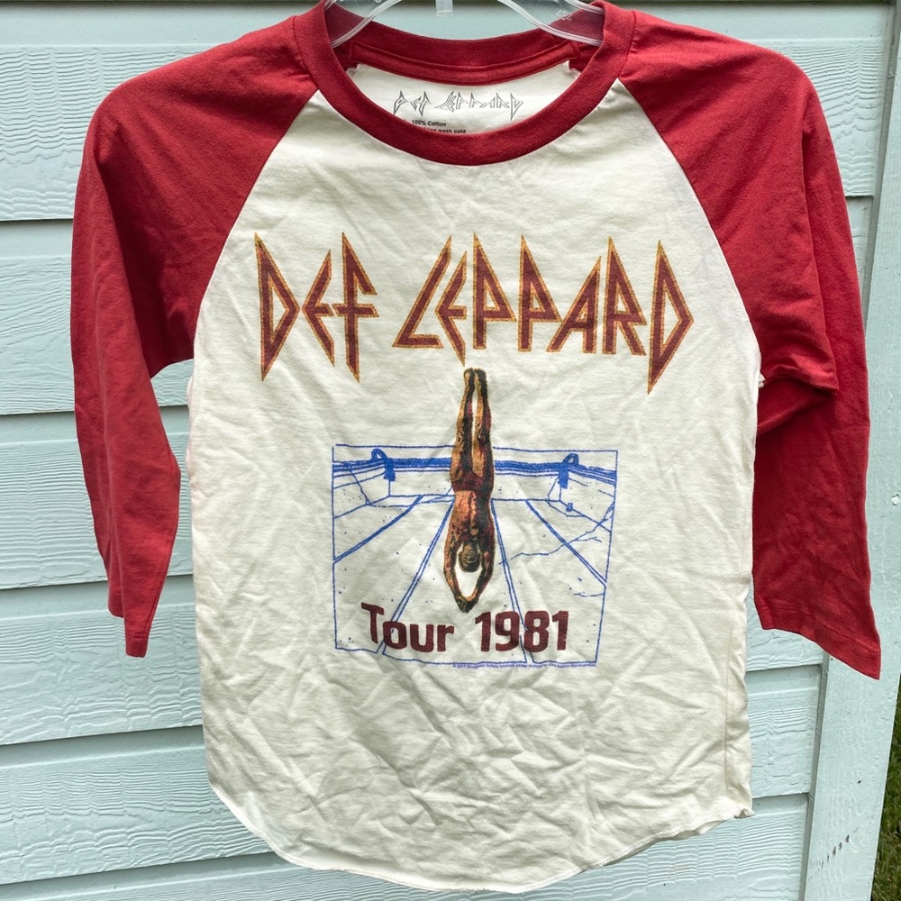 Def Leppard Baseball T